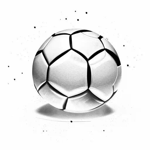 Combine elements of soccer, basketball, and football into a dynamic sports-themed tattoo tattoo design idea