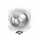 Combine elements of soccer, basketball, and football into a dynamic sports-themed tattoo tattoo design idea