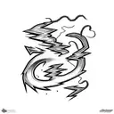 Lightning Bolt tattoo design idea