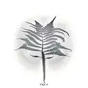 Fern Tree tattoo design idea
