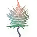 Fern Tree tattoo design idea