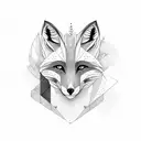 fox humanoid  tattoo design idea