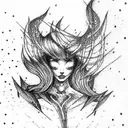 storm lightning tattoo design idea