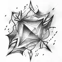 storm lightning tattoo design idea