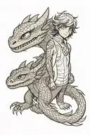 how to train your dragon tattoo design idea