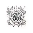 Sythe tool tattoo design idea