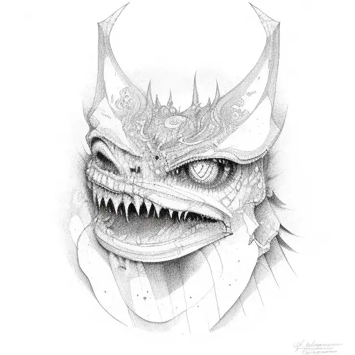 chupacabra tattoo design idea