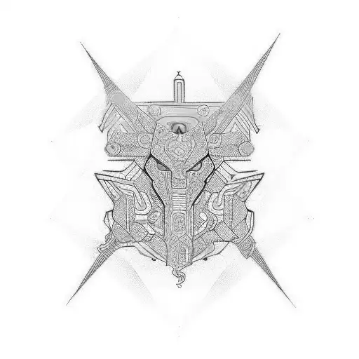 cyber sigilisim, neon tribal, arm sleeve, chakra tattoo design idea