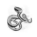 Snake hindu tattoo design idea