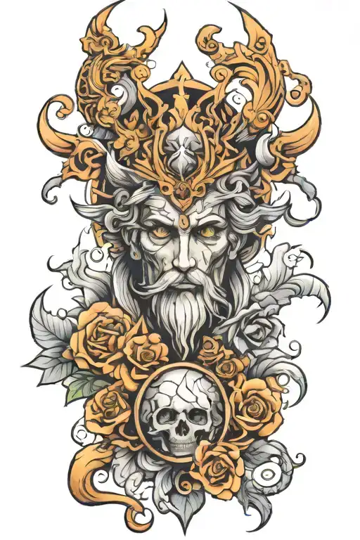 god times tattoo design idea