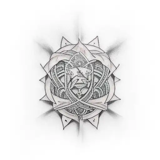 half sleeve honor related tattoo design idea