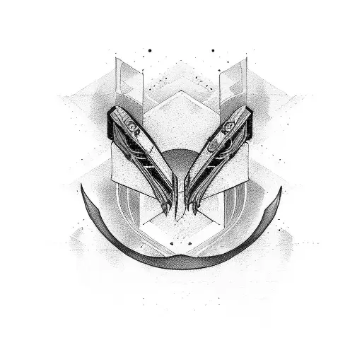 ScFi Mass Effect tattoo design idea