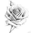 3 roses with their shank tattoo design idea