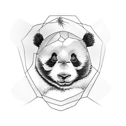 Dessine moi un tatouage avec un bébé panda qui représente mon fils de 4 ans, un bébé kaola qui représente mon fils de 2  tattoo design idea