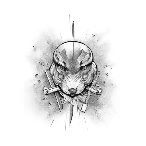 Woodworking tattoo design idea