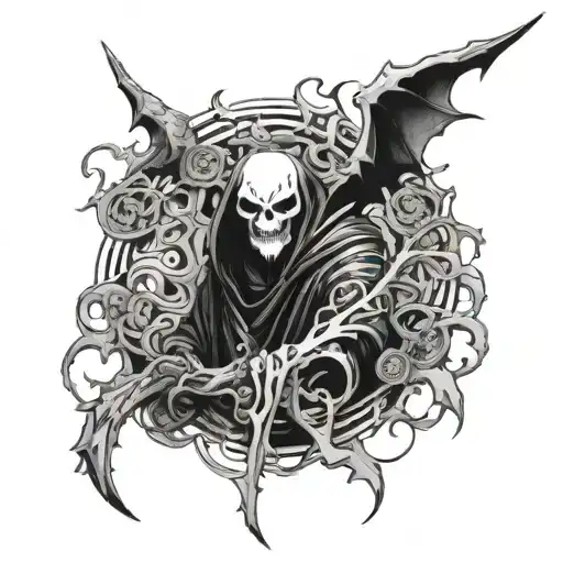 Shinigami tattoo design idea