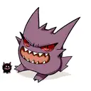 Gengar pokemon tattoo design idea