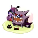 Gengar pokemon tattoo design idea