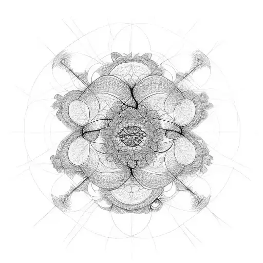 mandelbrot series tattoo design idea