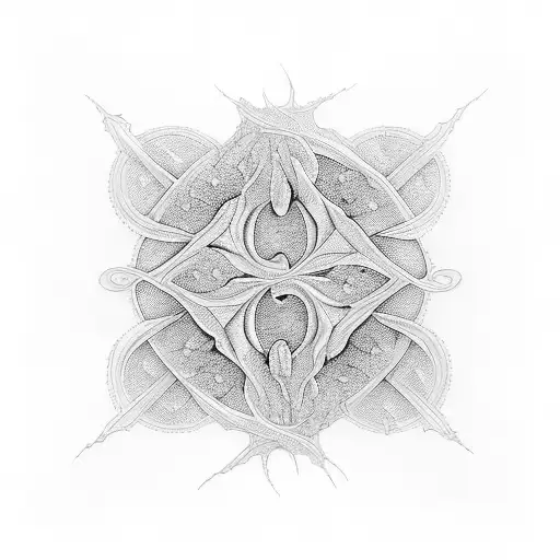 fractal tattoo design idea