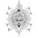 fractal tattoo design idea