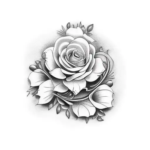 Memorial for Grandma tattoo design idea
