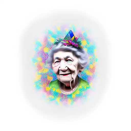 Memorial for Grandma tattoo design idea