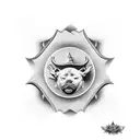 Memorial tattoo design idea