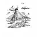 lake Erie  tattoo design idea