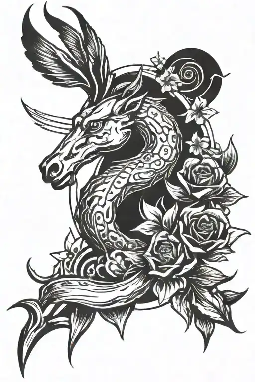 impulsiveness, freedom, mercury, spring tattoo design idea