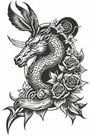 impulsiveness, freedom, mercury, spring tattoo design idea