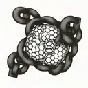chain ball  tattoo design idea
