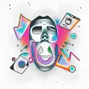 lsd  tattoo design idea