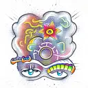 lsd  tattoo design idea