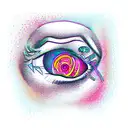 lsd  tattoo design idea