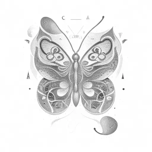 sza CTRL album title with butterfly’s with the text tattoo design idea