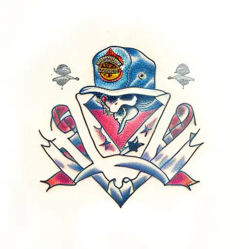 locust tattoo design idea