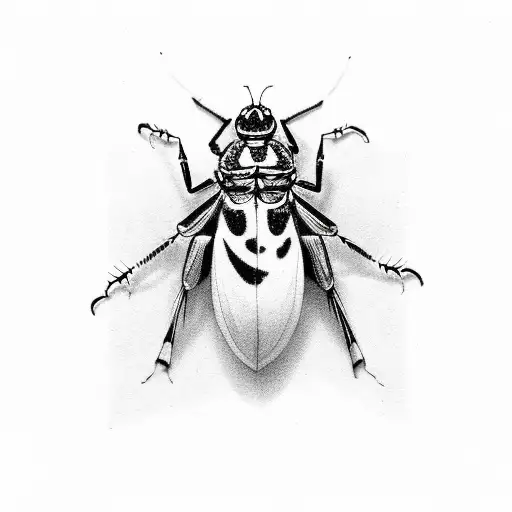 locust tattoo design idea