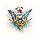 locust tattoo design idea