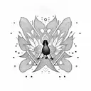 quail tattoo design idea