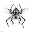 locust tattoo design idea