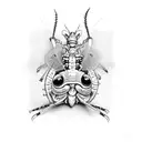locust tattoo design idea
