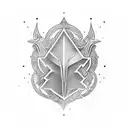 arrowhead tattoo design idea