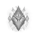 arrowhead tattoo design idea