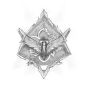 arrowhead tattoo design idea