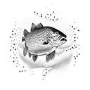 rainbow trout tattoo design idea