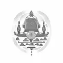 ufo tattoo design idea