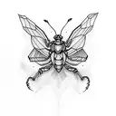 locust tattoo design idea