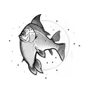 rainbow trout tattoo design idea