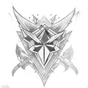 arrowhead tattoo design idea